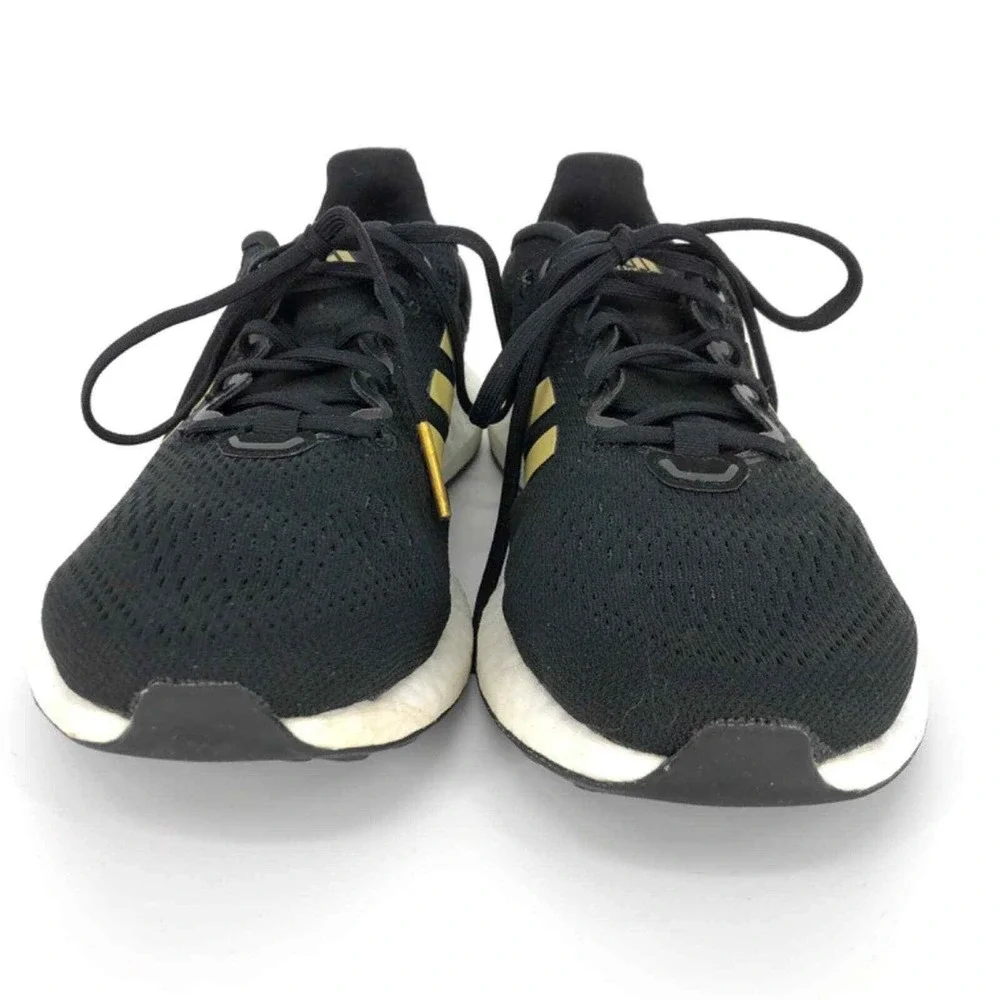 Adidas Pureboost 21 Sneakers Black Gold White Men's‎ Size 8.5